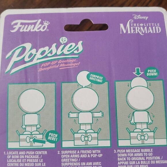 NEW IN PACKAGE COLLECTIBLE DISNEY FUNKO POPSIES LITTLE MERMAID - Picture 3 of 6
